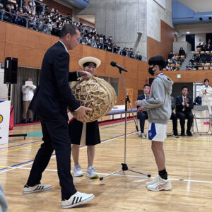 第49回富山県春季ミニバスケットボール大会で富富富をPR！！